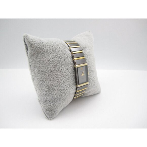 Vtg Lassale Seiko Quartz WR Analog 13mm Tank Watch (H731) "New Battery" - Picture 6 of 10